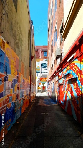 Perth austalia,narrow street in perth