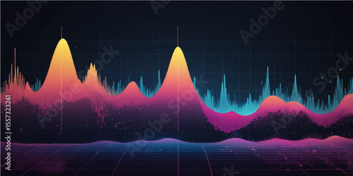 Heartbeat cardiogram line illustration forming a heart shape, perfect for medical and healthcare stock images