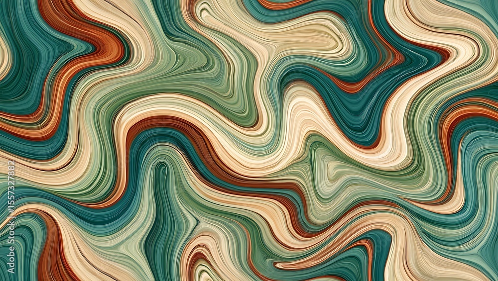 Abstract Swirling Marble Texture, Liquid Art, Green Teal Orange Cream Tones, Psychedelic Swirls, Fluid Design, Background Image Abstract Swirling Marble Texture, Liquid Art, Green Teal Orange Cream Tones, Psychedelic Swirls, Fluid Design, Background Image