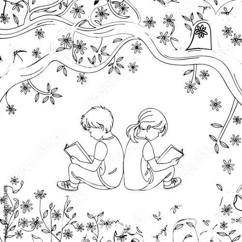 vector illustration of a family