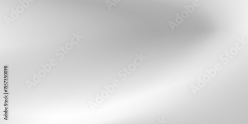 Silver foil abstract background with metal mirror texture. Chrome gradient surface with light gloss modern simple art good