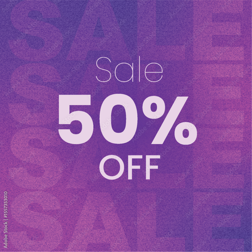 Fototapeta premium Get 50 Off Massive Sale Promotion