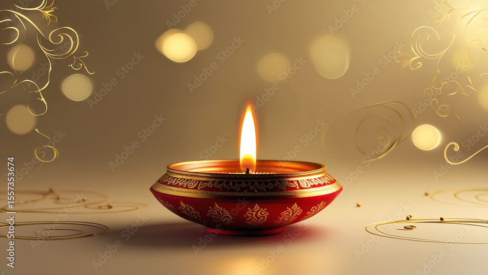 Diwali background with diya lamp Diwali background with diya lamp
