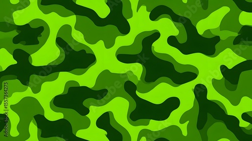 Abstract green camouflage pattern background