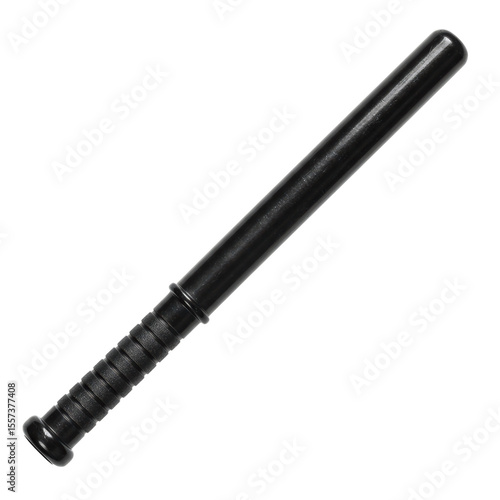 Wallpaper Mural Policeman's black baton, isolated on transparent background. Protection and safety, officer's defense or punishment equipment or tool Torontodigital.ca