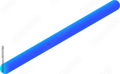 Abstract Shape of 3D Gradient Tube