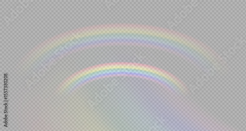 Rainbow icon, rainbow. Raindrops on transparent background. Rainbow shimmering on a transparent background. Downpour, hail rainy weather. png