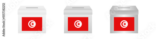 Election in Tunisia. Election Concept. Vector Illustration.
