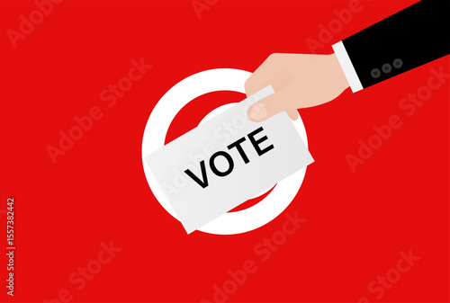 Election in Tunisia. Election Concept. Vector Illustration.