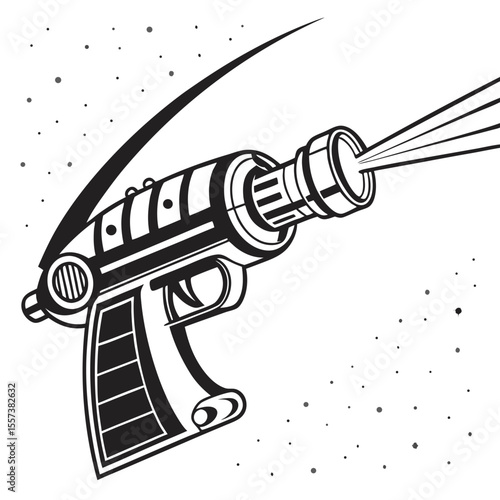 Retro Laser Gun Icon