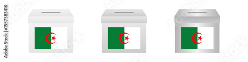 Election in Algeria. Election Concept. Vector Illustration.