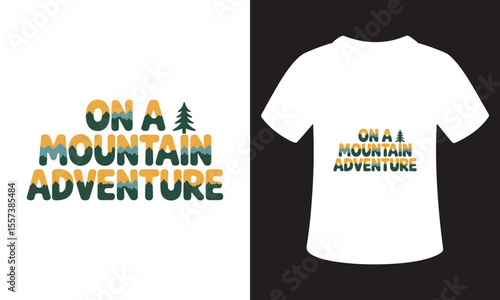 Motivational National Mountain Climbing Day T-Shirt Design