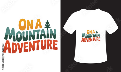Motivational National Mountain Climbing Day T-Shirt Design