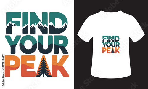 National Mountain Climbing Day Quote T-Shirt Design