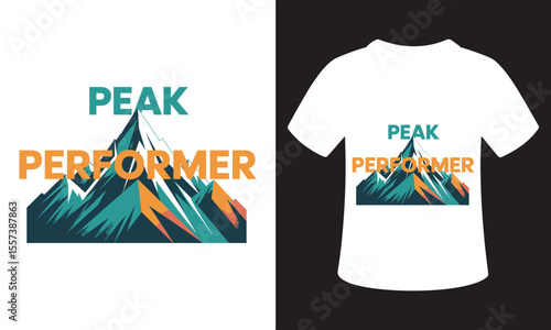 Minimalist National Mountain Climbing Day T-Shirt Design