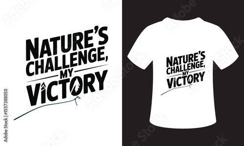 Minimalist National Mountain Climbing Day T-Shirt Design