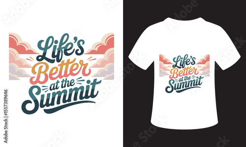 Minimalist National Mountain Climbing Day T-Shirt Design