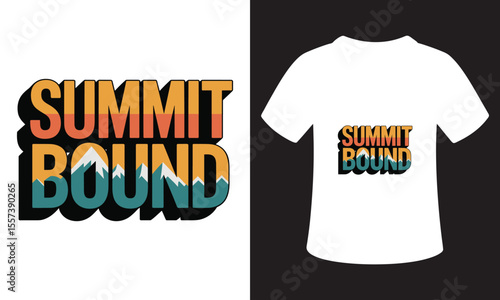 Motivational National Mountain Climbing Day T-Shirt Design