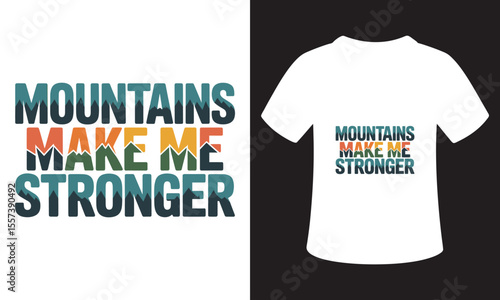 Motivational National Mountain Climbing Day T-Shirt Design