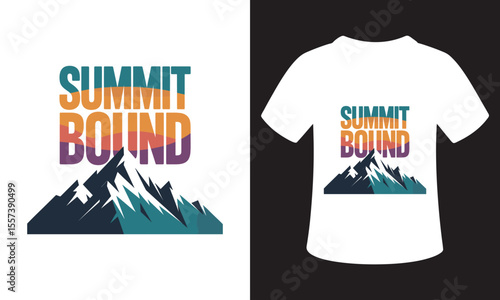 Motivational National Mountain Climbing Day T-Shirt Design