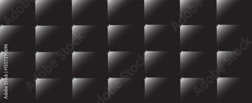 Luxury upholstered backdrop. Stitched layered background pattern. Leather textured sofa background. vectors