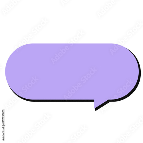 Message Box PNG Speech Bubble for Social Media Cute Text box PNG Rounded Speech Bubble PNG Transparent Sticker Clipart