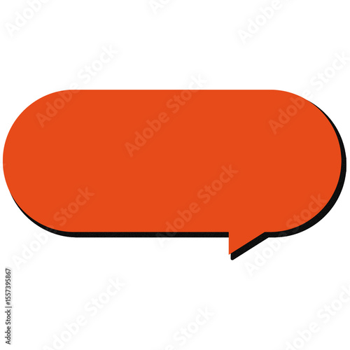 Message Box PNG Speech Bubble for Social Media Cute Text box PNG Rounded Speech Bubble PNG Transparent Sticker Clipart