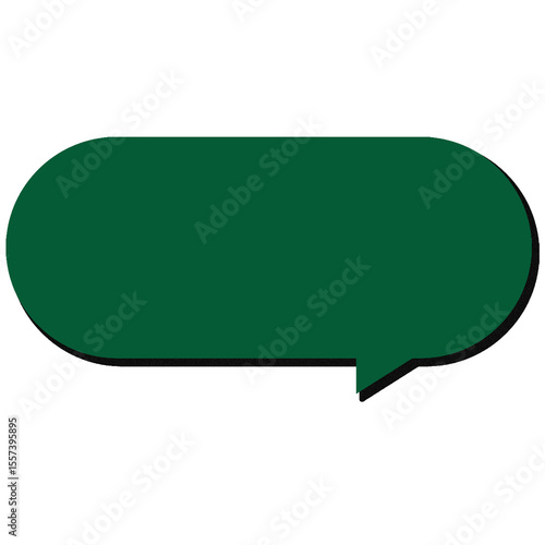 Message Box PNG Speech Bubble for Social Media Cute Text box PNG Rounded Speech Bubble PNG Transparent Sticker Clipart