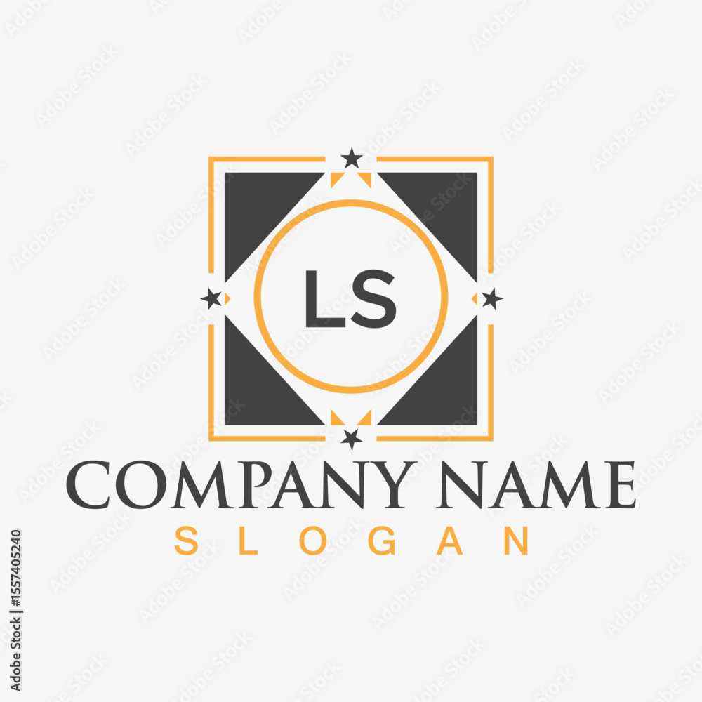 Abstract company logo design template Abstract company logo design template