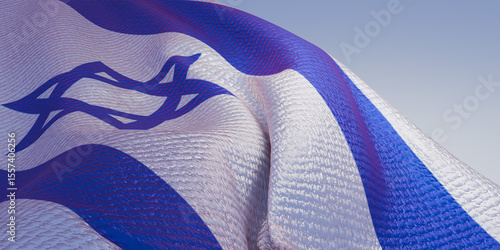 Wallpaper Mural Independence Day of Israel. 3d render.  Torontodigital.ca