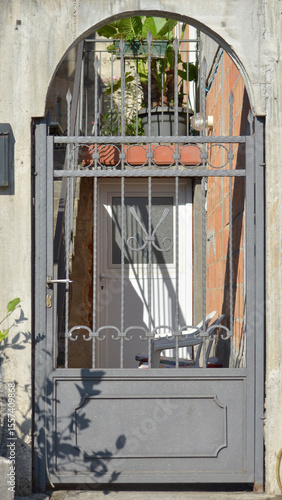 gate of the private house