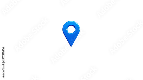 3d blue map pointer small icon isolated on transparent background Blue location pin cut out Free Download 3d blue map pointer small icon isolated on transparent background Blue location pin cut out - GFXLoad