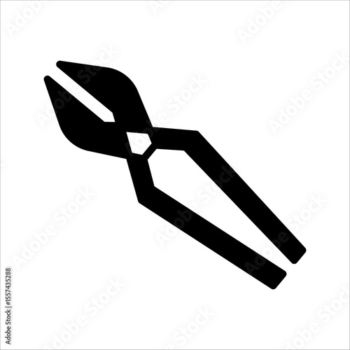 Pruning shears outline concept, secateurs or hand pruners vector icon design, Labor Day Symbol, 1st of May Sign, International Worker stock illustration