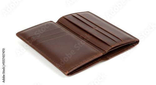 Wallpaper Mural leather wallet isolated on white Torontodigital.ca