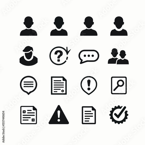 Information icon set