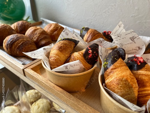 fresh baked croissants