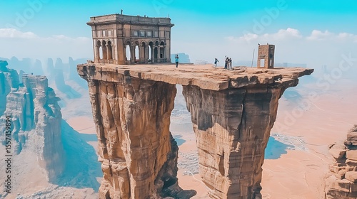 Edge of the World:  Exploring Landmark at Al Ula Region in Saudi Arabia