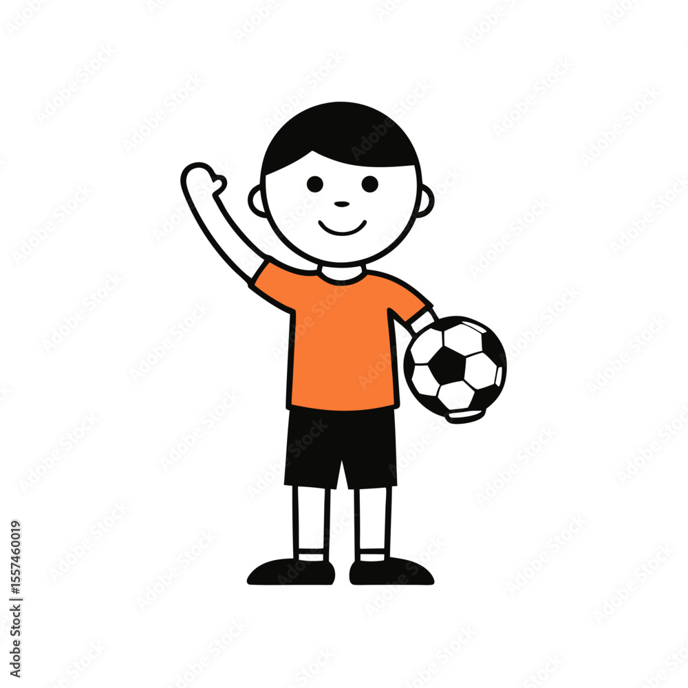 boy with soccer ball boy with soccer ball
