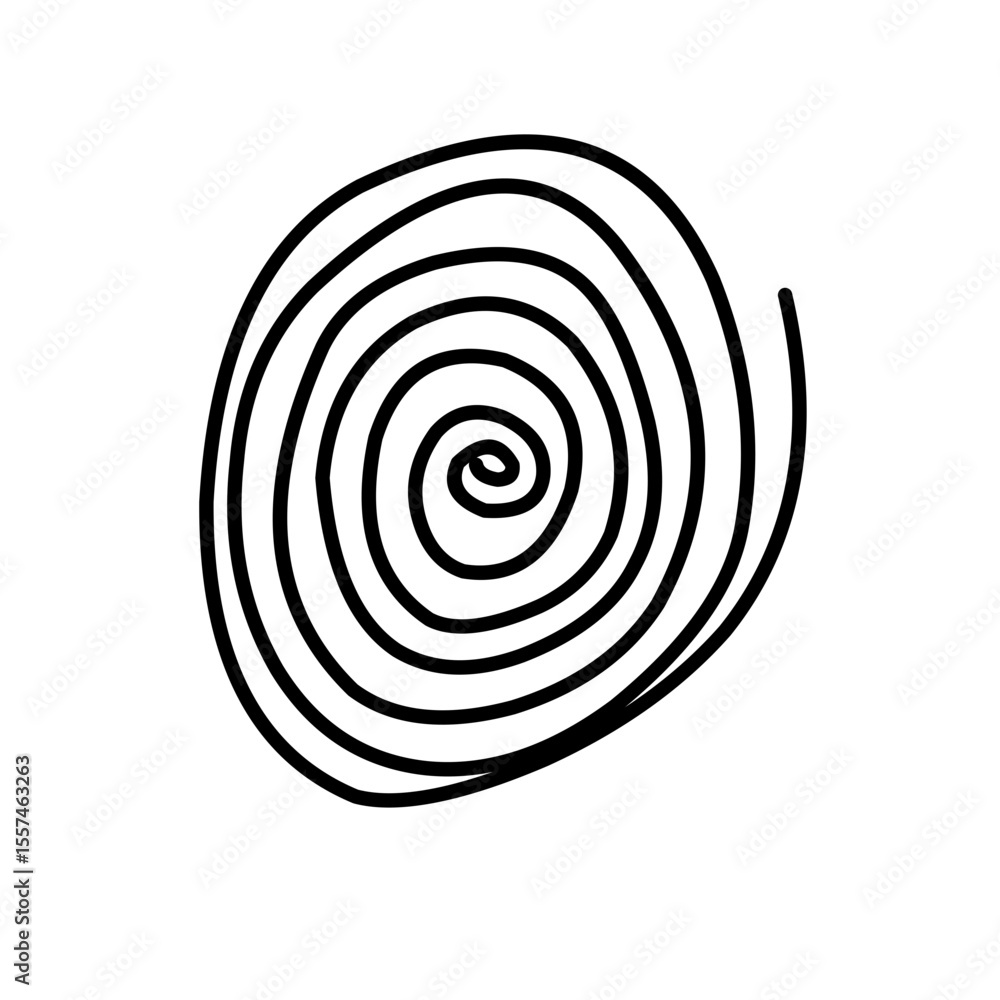 hand drawn spiral scribble icon hand drawn spiral scribble icon