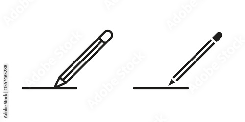 Write icon Vector simple flat graphic illustration.
