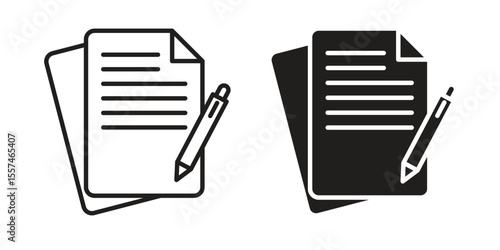 Wills and trusts icon Vector simple flat graphic illustration.