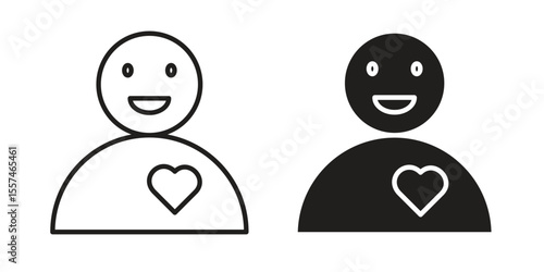 Wellness icon Vector simple flat graphic illustration.