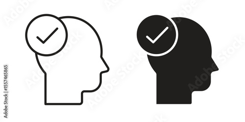 Understand icon Vector simple flat graphic illustration.