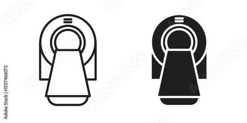 Tomography icon Vector simple flat graphic illustration.
