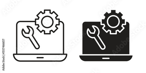 Software Engineering icon Vector simple flat graphic illustration.