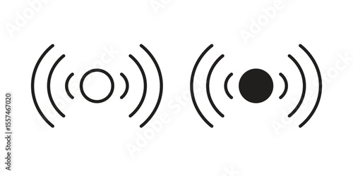 Sensor icon Vector simple flat graphic illustration.