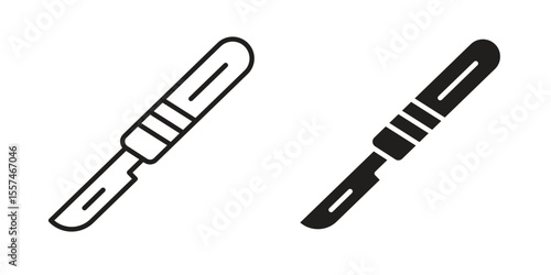 Scalpel icon vector, Symbol, logo illustrations