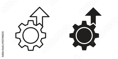 Operational excellence icon Vector simple flat graphic illustration.