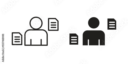 Multitask icon Vector simple flat graphic illustration.