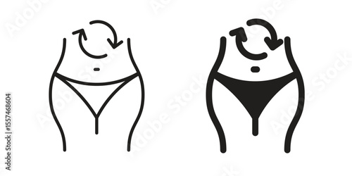 Metabolism icon Vector simple flat graphic illustration.
